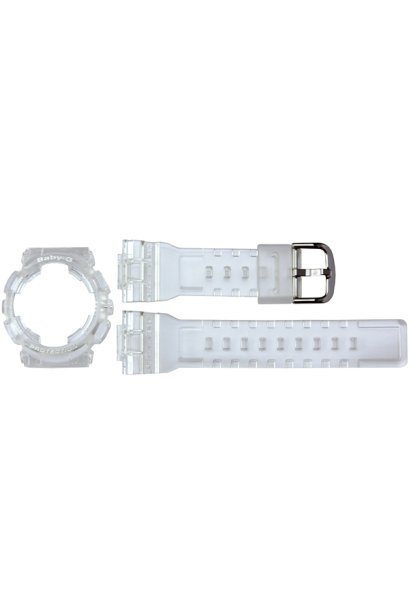 Casio Baby-G กรอบและสาย รุ่น BA-110CR-7A (สีขาวกึ่งใส)